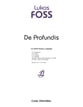 De Profundis SATB choral sheet music cover